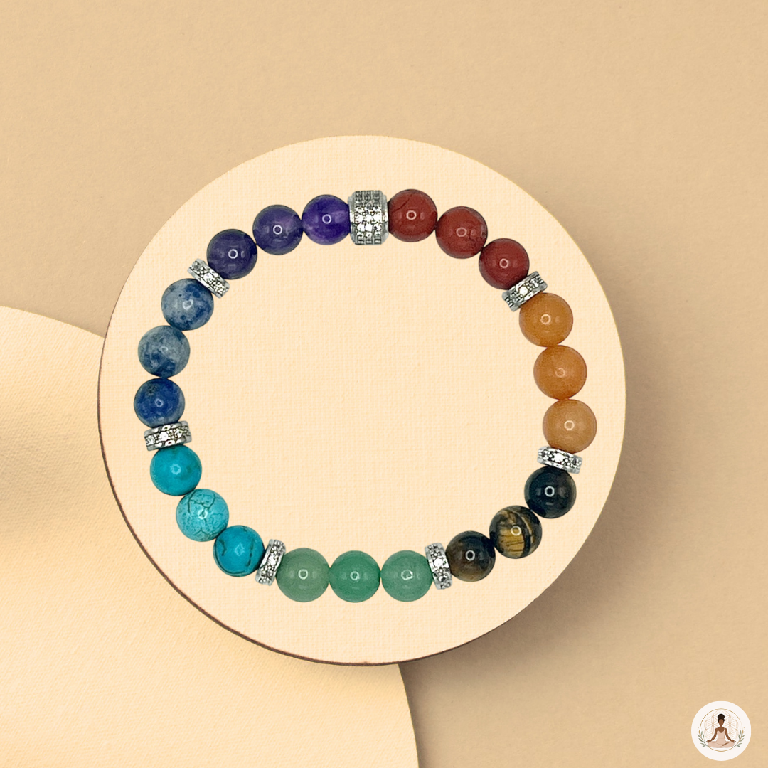 7 Chakra Beaded Bracelet | Healing with H'armani