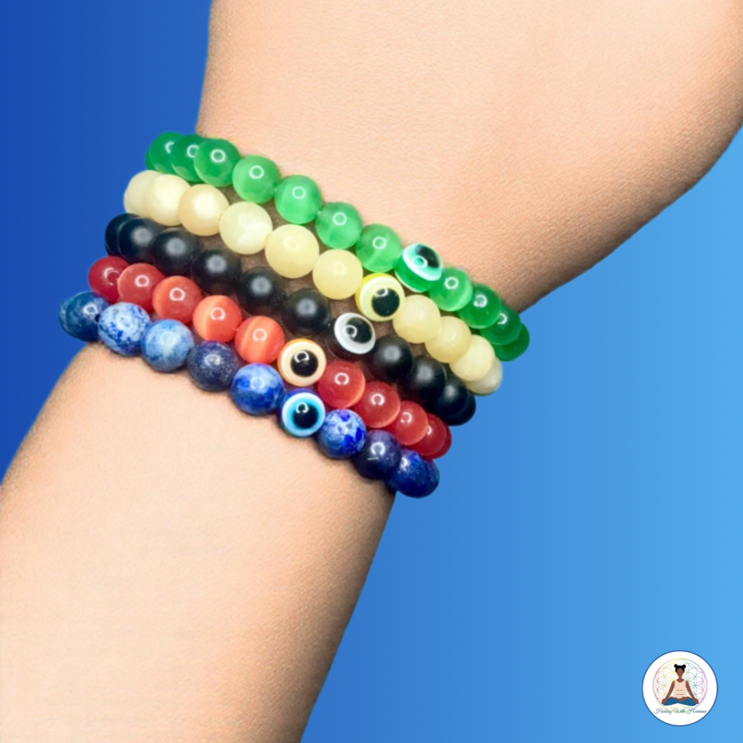 Evil Eye Beaded Bracelet