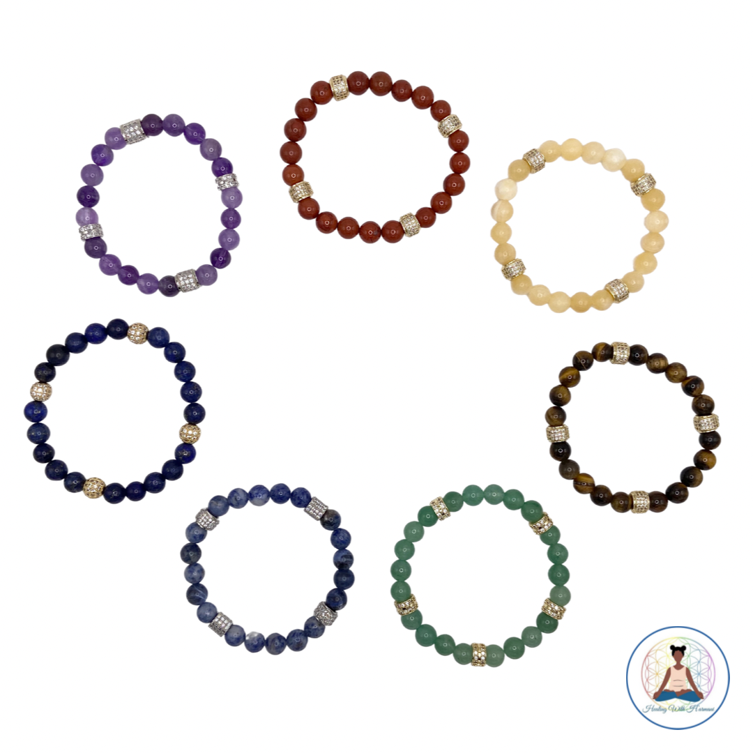Individual Chakra Beaded Bracelet