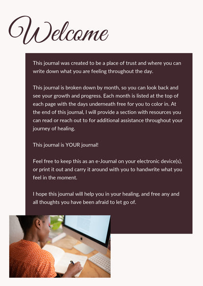 Inner Chakra and Mental Health Journal | Healing with H'armani