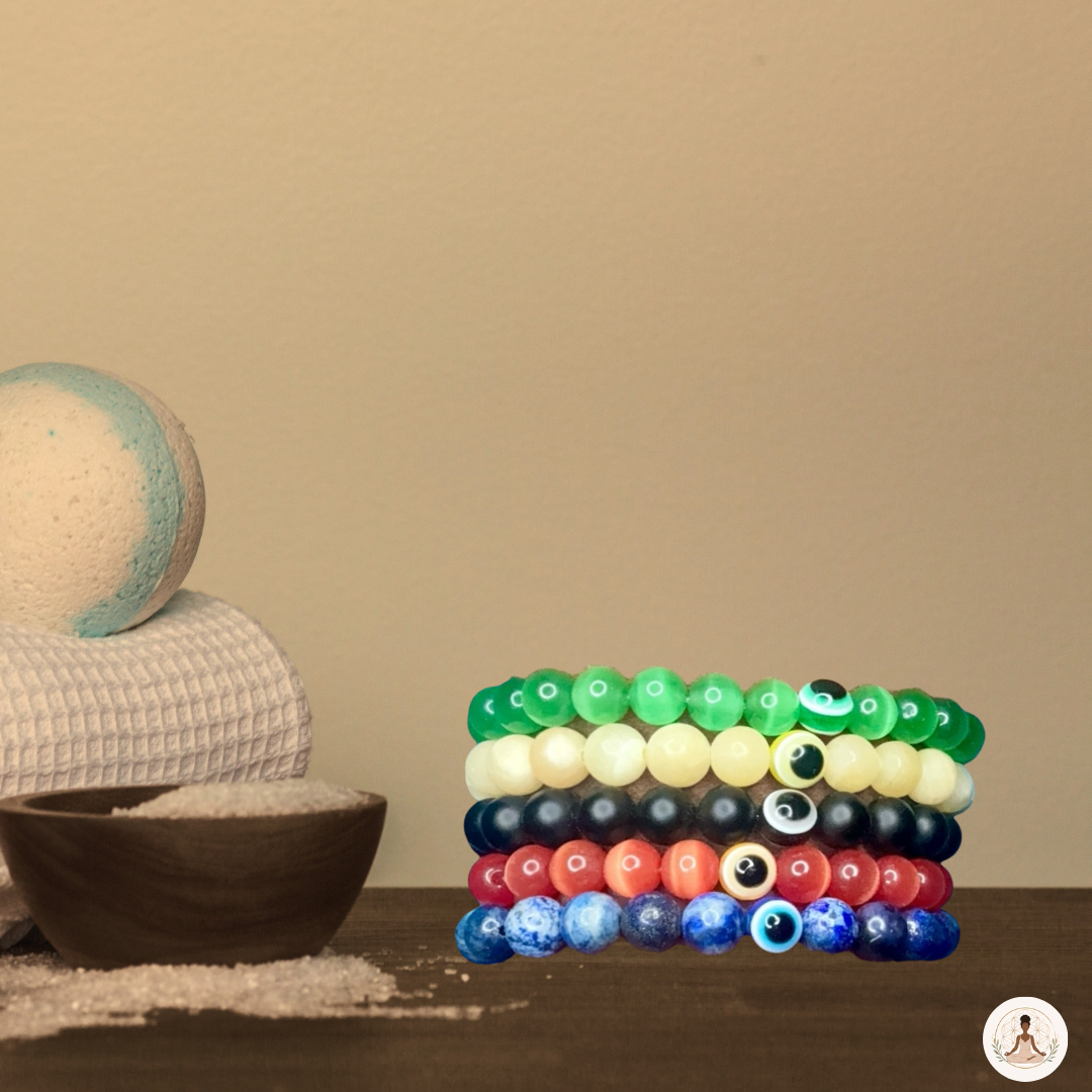 Individual Evil Eye Beaded Bracelet | Healing with H'armani