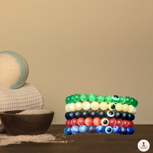Individual Evil Eye Beaded Bracelet | Healing with H'armani