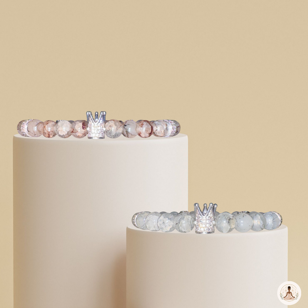 Mindful Clarity Men's Beaded Bracelet | Healing with H'armani