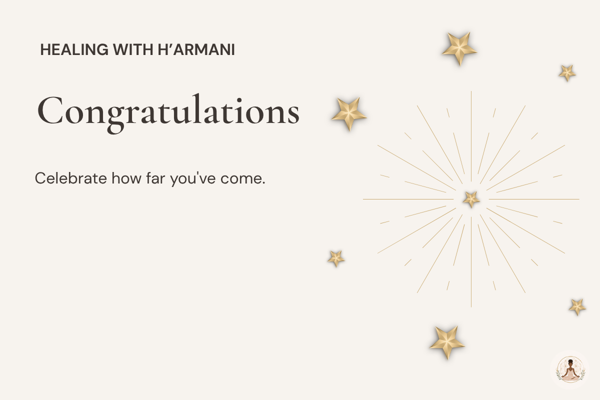 Congratulations Gift Card - Meaningful Gift for Accomplishment | Healing with H'armani