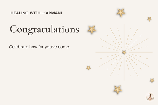Congratulations Gift Card - Meaningful Gift for Accomplishment | Healing with H'armani